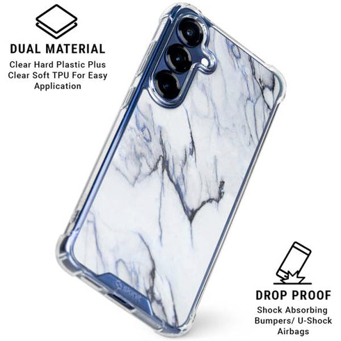 Stone Blue Galaxy S25 Clear Case